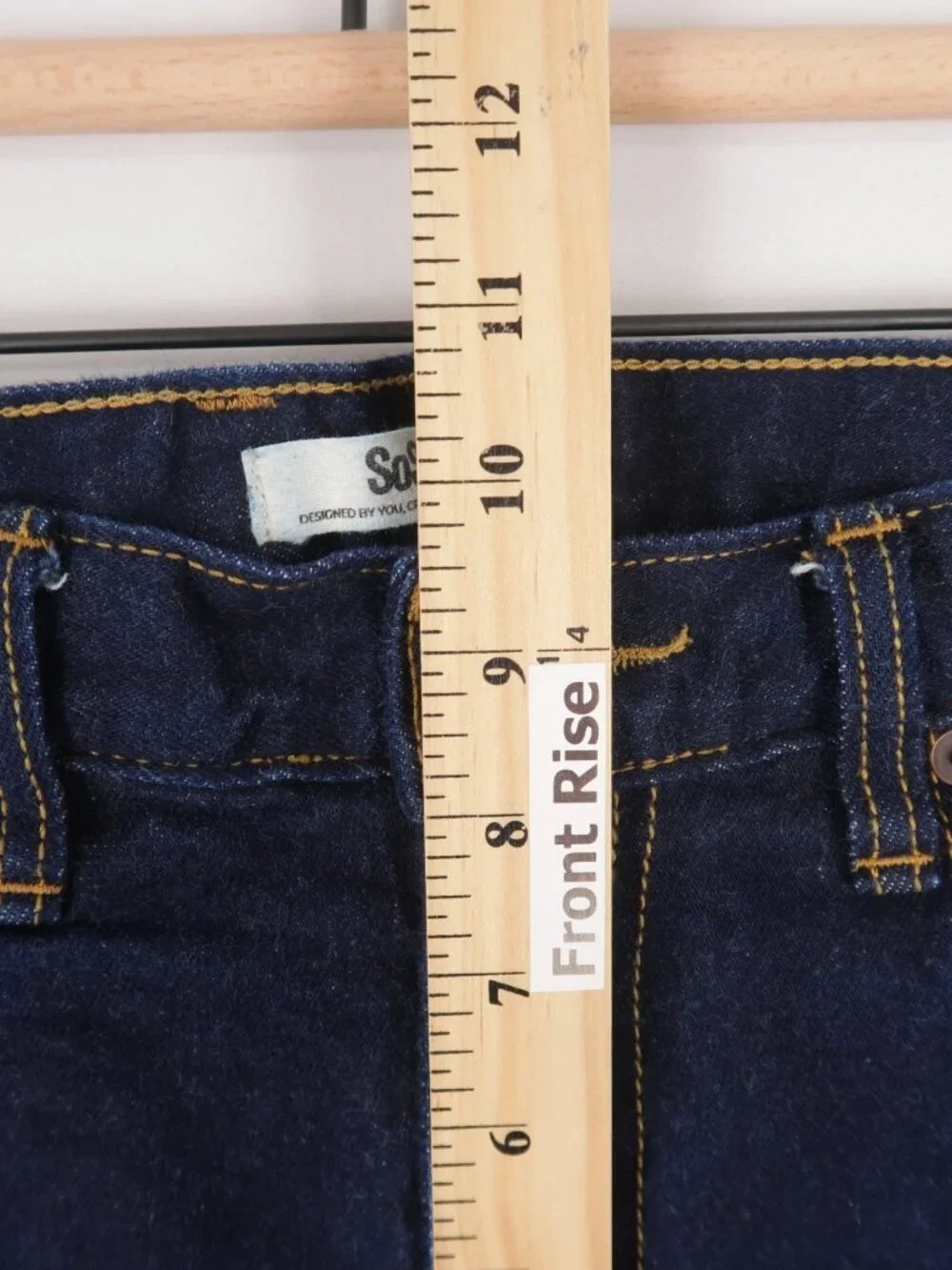 Soso Jeans Mens 31 Blue Selvedge Raw Denim Skinny Fit Custom Made Dark Wash